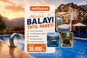 Fethiye'de Sonsuz Sevgi Balayı Paketi  - 3 Gece 4 Gün